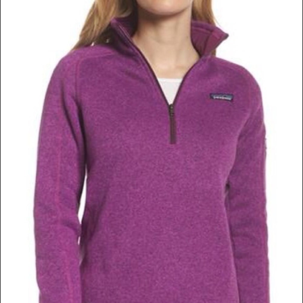 Patagonia Better Sweater Quarter Zip- Purple